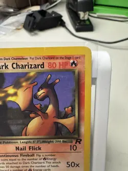 Dark Charizard 21/82 Team Rocket Unlimited 1999 Pokemon MP to HP - Image 3