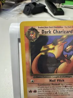 Dark Charizard 21/82 Team Rocket Unlimited 1999 Pokemon MP to HP - Image 4