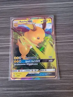 Pokemon TCG Raichu GX Hidden Fates 20/68 Holo Ultra Rare - NM - Image 1