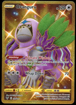 Pokemon Oranguru 199/185 Secret Rare Holo Vivid Voltage NM - Image 1