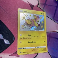 Pokemon TCG Yamper Shining Fates SV039/SV122 Holo Shiny Holo Rare - Image 2