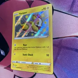 Pokemon TCG Yamper Shining Fates SV039/SV122 Holo Shiny Holo Rare - Image 3