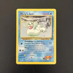 Pokemon TCG Misty's Seel Gym Challenge 91/132 Common Unlimited - MP - Image 1