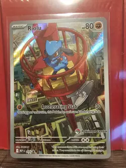 Pokemon TCG Riolu Mega Evolution ETB Pokemon Center Exclusive Promo #010 - Image 1
