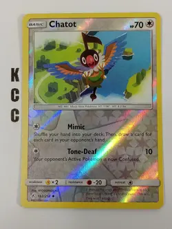 Chatot 162/214 Unbroken Bonds Reverse Holo Pokemon TCG - Image 1