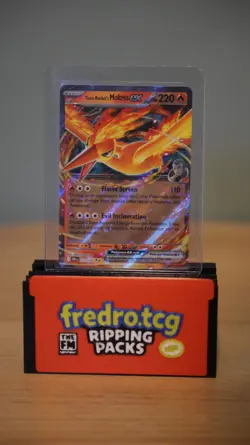 Team Rockets Moltres EX 31/182: Pokemon TCG Destined Rivals Holo Rare - Image 1