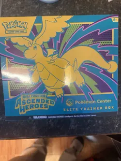 Pokemon TCG: Ascended Heroes Pokemon Center Exclusive ETB New Sealed In Hand - Image 1