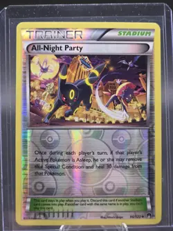 2016 Pokemon BREAKPOINT ALL-NIGHT PARTY REVERSE HOLO RARE 96/122 - Image 1