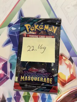 (VERY HEAVY) 22.16g Pokemon TCG Twilight Masquerade Booster Pack (SEALED)✅ - Image 2
