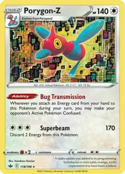 Pokemon - Porygon-Z - 118/198 - Holo Rare - Chilling Reign - NM/M - New - Image 1