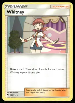2018 Sun & Moon - Lost Thunder Whitney Uncommon #193 - Image 1