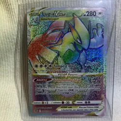 Pokemon TCG Lugia VSTAR 202/195 Sword & Shiel Silver Tempest Secret Rare - Image 2
