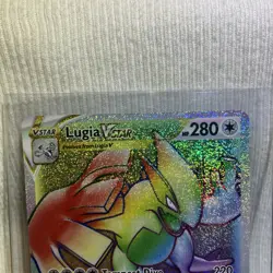 Pokemon TCG Lugia VSTAR 202/195 Sword & Shiel Silver Tempest Secret Rare - Image 3