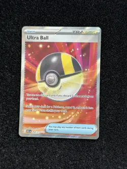 Ultra Ball 264/217 Ultra Rare Mega Evolutions Ascended Heroes Pokemon TCG - Image 1