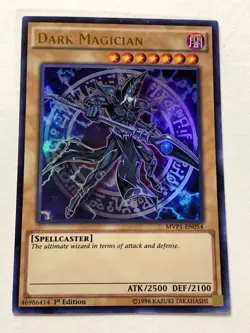 DARK MAGICIAN MVP1-ENG54 THE DARK SIDE OF DIMENSIONS MOVIE PACK YU-GI-OH HOLO - Image 1