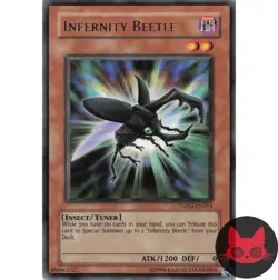 Yugioh Infernity Beetle TSHD-EN014 Rare NM - Image 1