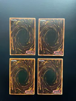 Yugioh Ojama Green + Yellow + Black + King DCR IOC SOD 1st Edition Damaged - Image 2