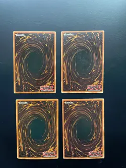 Yugioh Ojama Green + Yellow + Black + King DCR IOC SOD 1st Edition Damaged - Image 4