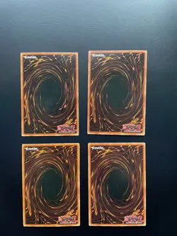 Yugioh Ojama Green + Yellow + Black + King DCR IOC SOD 1st Edition Damaged - Image 5