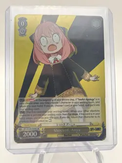 Weiss Schwarz Spy X Family Shocked Anya SR English Foil - Image 1