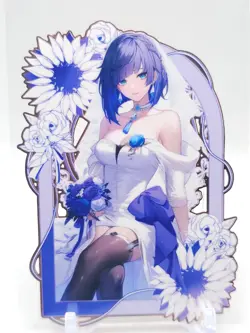 Goddess Story - Gold Metal Waifu Card - Yelan - Image 1