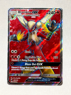 Blaziken GX 153/168 – Full Art – Sun & Moon Celestial Storm Pokemon Card - Image 1