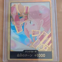 Bandai One Piece Don!! Card Shirahoshi Gold Don!! Japanese Standard - Image 1