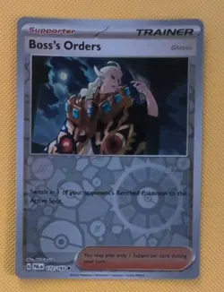 Boss's Orders (Ghetsis) 172/193 Paldea Evolved Reverse Holo Pokemon Card - Image 1