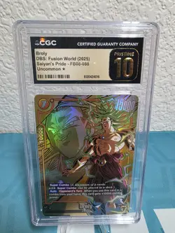 Broly FB08-088 Legendary Alternate Art Saiyan's Pride Dragon Ball English Card - Image 1