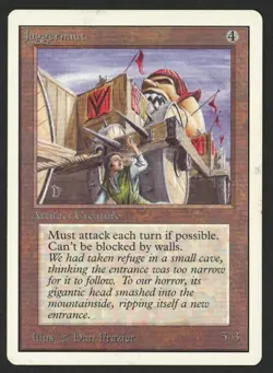 ***Unlimited Juggernaut*** MTG Unlimited Magic Kid Icarus - Image 1