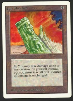 ***Unlimited Jade Monolith*** MTG Unlimited Magic Kid Icarus - Image 1