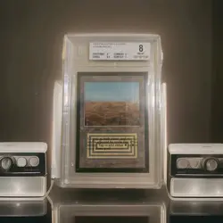 Mtg Scrubland Collector Edition Beckett 8.0 Auction - Image 1