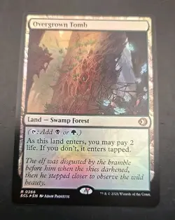 Overgrown Tomb Lorwyn Eclipsed MTG Foil Near Mint - Image 1
