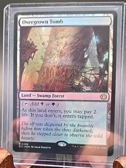 Overgrown Tomb Lorwyn Eclipsed MTG Foil Near Mint - Image 3