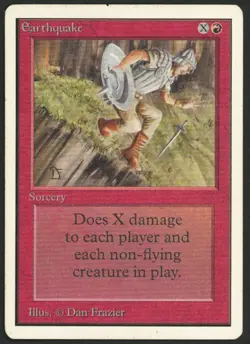 ***Unlimited Earthquake*** MTG Unlimited Magic Kid Icarus - Image 1