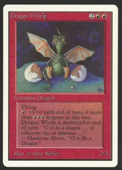 ***Unlimited Dragon Whelp*** MTG Unlimited Magic Kid Icarus - Image 1
