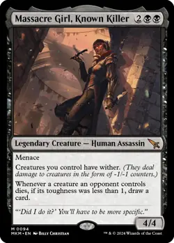 MTG Massacre Girl, Known Killer - 94 / English / Near Mint - Image 1