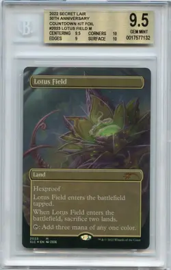 GEM Mint Foil Lotus Field BGS 9.5B++ - Borderless, Secret Lair 30A - Image 1