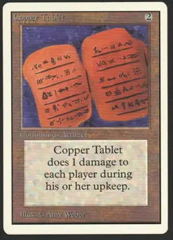 ***Unlimited Copper Tablet*** MTG Unlimited Magic Kid Icarus - Image 1