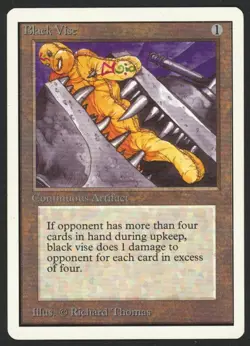 ***Unlimited Black Vise*** MTG Unlimited Magic Kid Icarus - Image 1