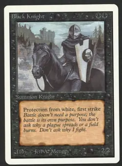 ***Unlimited Black Knight*** MTG Unlimited Magic Kid Icarus - Image 1