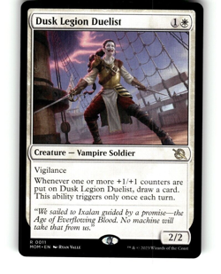 MTG March of the Machine Dusk Legion Duelist 0011 R NM/MT - Image 1