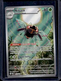 2025 Pokemon Mega Evolution Ninjask Illustration Rare #137/132 - Image 1