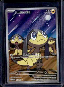 2025 Pokemon Mega Evolution Helioptile Illustration Rare #143/132 - Image 1