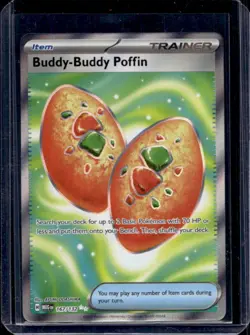 2025 Pokemon Mega Evolution Buddy-Buddy Poffin Ultra Rare #167/132 - Image 1
