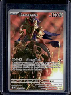 2025 Pokemon Destined Rivals Zamazenta #201/182 - Image 1