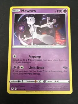 Mewtwo 059/159 Crown Zenith Holo Pokemon TCG - Image 1