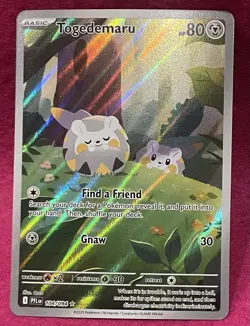 💚Togedemaru 104/094💚Phantasmal Flames Full Art Holo Pokemon TCG - Image 1
