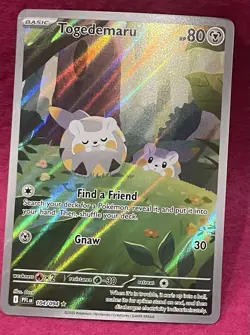 💚Togedemaru 104/094💚Phantasmal Flames Full Art Holo Pokemon TCG - Image 2