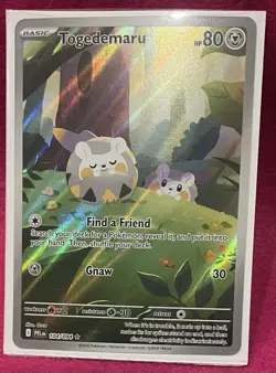 💚Togedemaru 104/094💚Phantasmal Flames Full Art Holo Pokemon TCG - Image 3